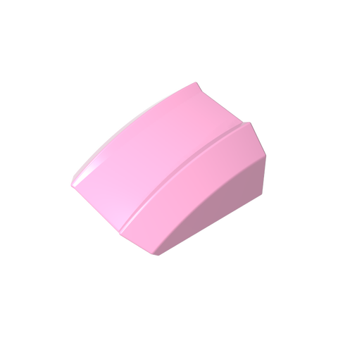 Gobricks,Slope Curved 2 x 2 with Lip, No Studs,30602,47904,28659,54415