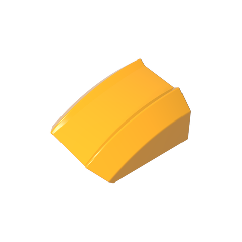 Gobricks,Slope Curved 2 x 2 with Lip, No Studs,30602,47904,28659,54415