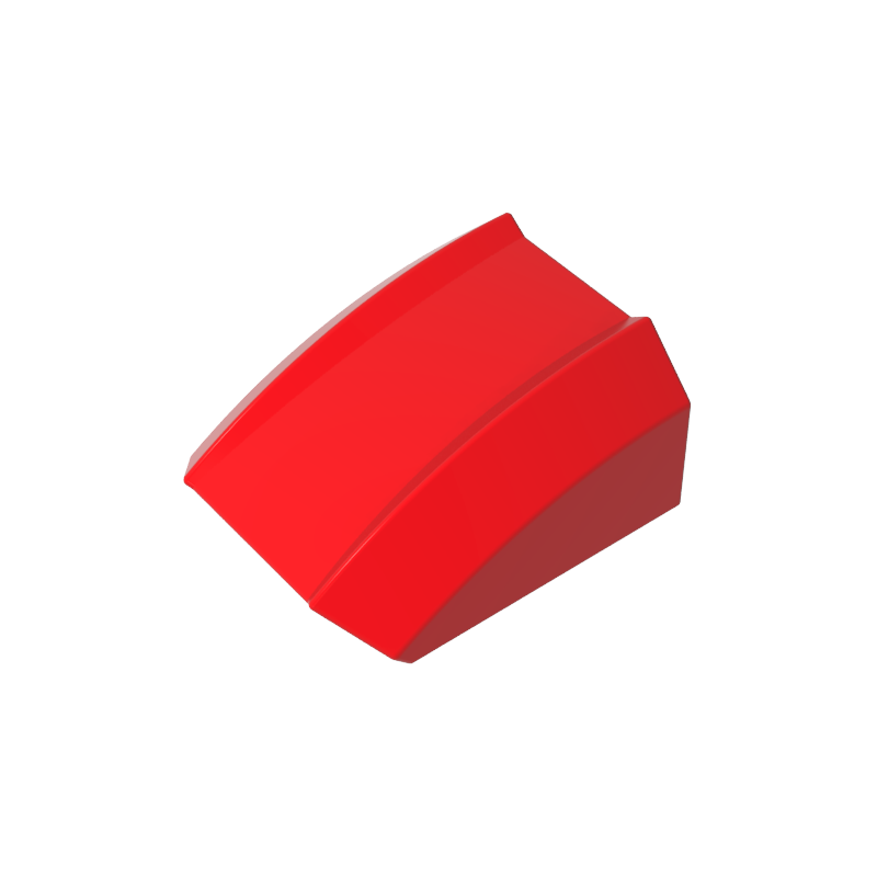 Gobricks,Slope Curved 2 x 2 with Lip, No Studs,30602,47904,28659,54415