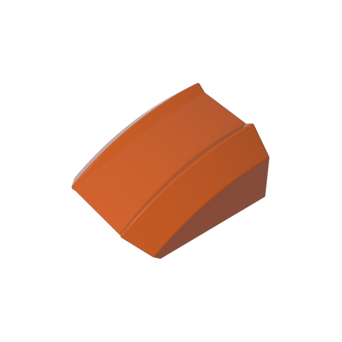 Gobricks,Slope Curved 2 x 2 with Lip, No Studs,30602,47904,28659,54415