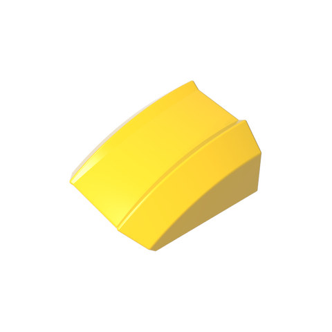 Gobricks,Slope Curved 2 x 2 with Lip, No Studs,30602,47904,28659,54415