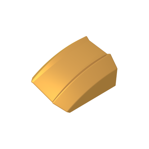 Gobricks,Slope Curved 2 x 2 with Lip, No Studs,30602,47904,28659,54415
