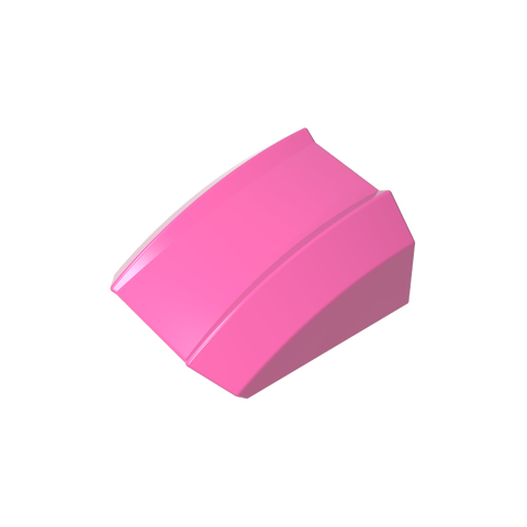 Gobricks,Slope Curved 2 x 2 with Lip, No Studs,30602,47904,28659,54415