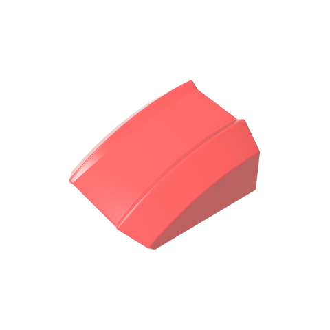 Gobricks,Slope Curved 2 x 2 with Lip, No Studs,30602,47904,28659,54415