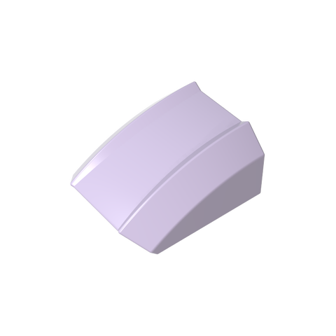 Gobricks,Slope Curved 2 x 2 with Lip, No Studs,30602,47904,28659,54415