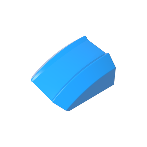 Gobricks,Slope Curved 2 x 2 with Lip, No Studs,30602,47904,28659,54415