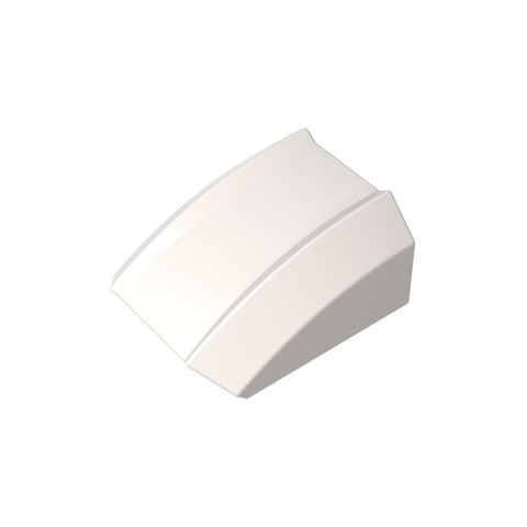 Gobricks,Slope Curved 2 x 2 with Lip, No Studs,30602,47904,28659,54415