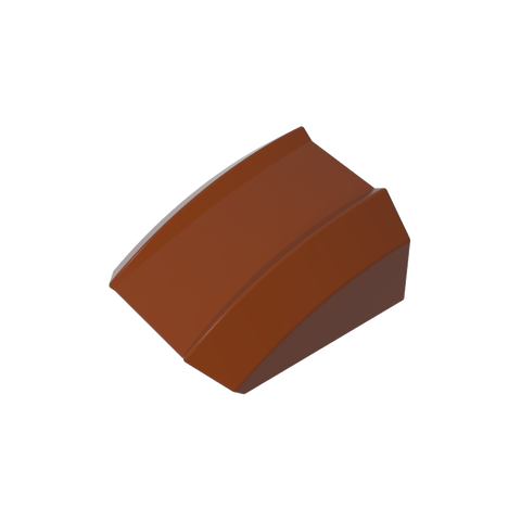 Gobricks,Slope Curved 2 x 2 with Lip, No Studs,30602,47904,28659,54415