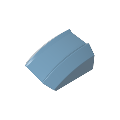 Gobricks,Slope Curved 2 x 2 with Lip, No Studs,30602,47904,28659,54415