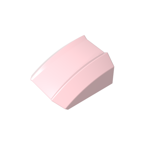 Gobricks,Slope Curved 2 x 2 with Lip, No Studs,30602,47904,28659,54415