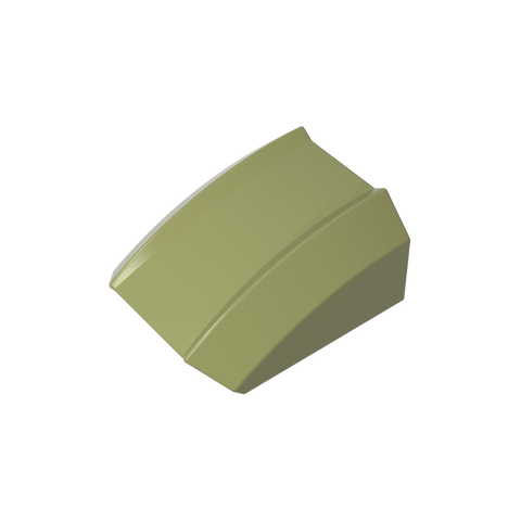 Gobricks,Slope Curved 2 x 2 with Lip, No Studs,30602,47904,28659,54415