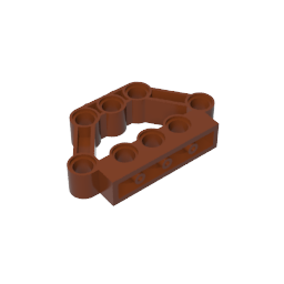 Gobricks,Technic Pin Connector Block 1 x 5 x 3,32333,28840