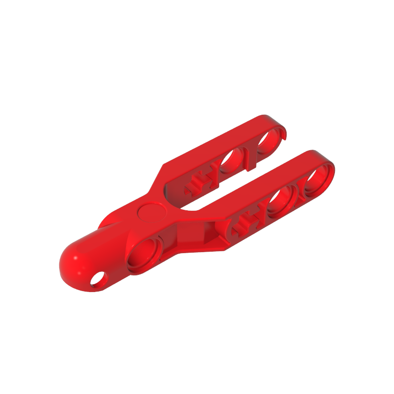 Gobricks,Technic, Steering Arm 5.5 x 2 with Towball Socket Rounded, Chamfered,57515,64872