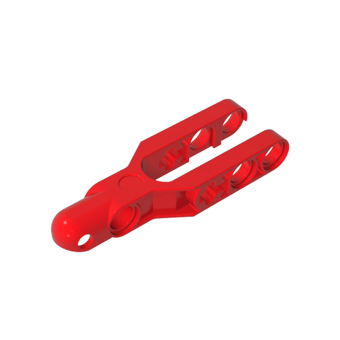 Gobricks,Technic, Steering Arm 5.5 x 2 with Towball Socket Rounded, Chamfered,57515,64872