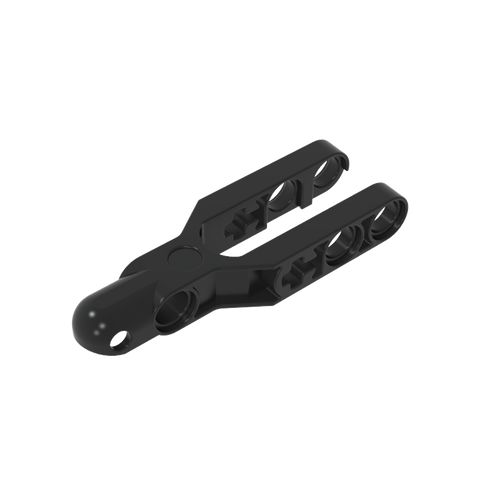 Gobricks,Technic, Steering Arm 5.5 x 2 with Towball Socket Rounded, Chamfered,57515,64872
