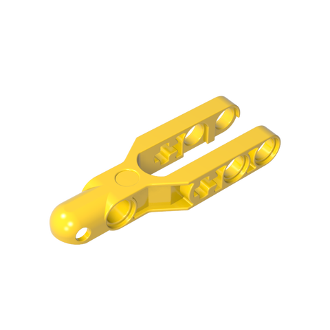 Gobricks,Technic, Steering Arm 5.5 x 2 with Towball Socket Rounded, Chamfered,57515,64872