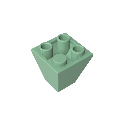 Gobricks,Slope Inverted 45° 2 x 2 Double Convex,3676