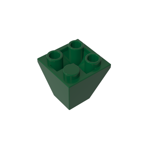 Gobricks,Slope Inverted 45° 2 x 2 Double Convex,3676
