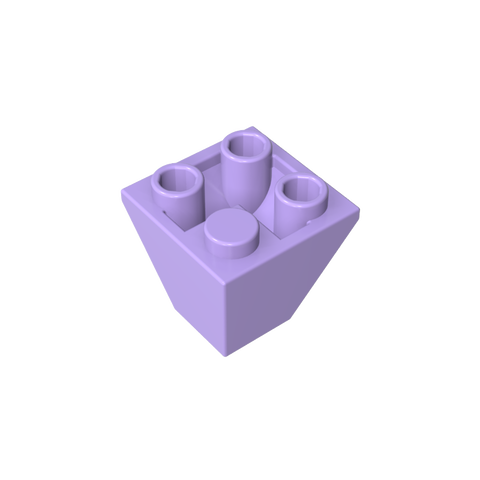 Gobricks,Slope Inverted 45° 2 x 2 Double Convex,3676