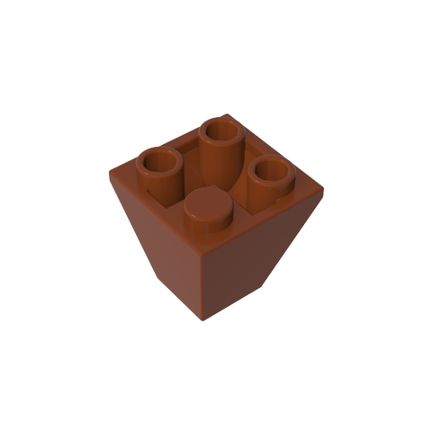 Gobricks,Slope Inverted 45° 2 x 2 Double Convex,3676