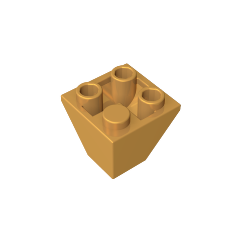 Gobricks,Slope Inverted 45° 2 x 2 Double Convex,3676