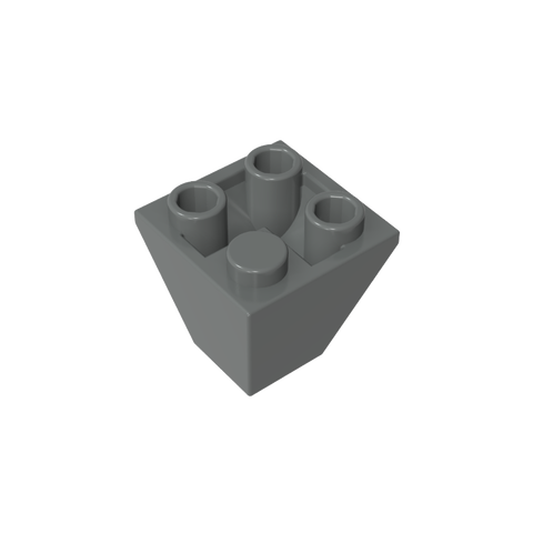 Gobricks,Slope Inverted 45° 2 x 2 Double Convex,3676