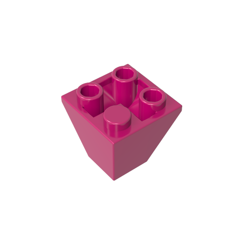 Gobricks,Slope Inverted 45° 2 x 2 Double Convex,3676