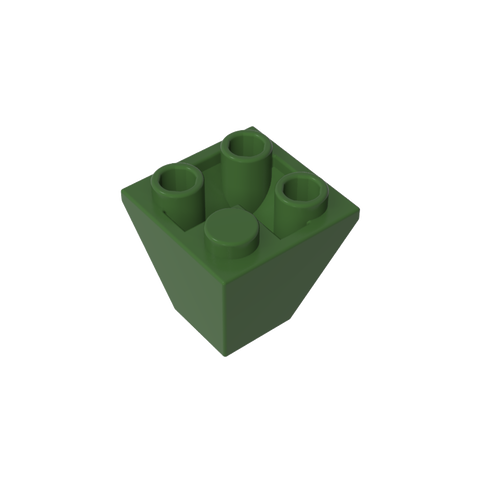 Gobricks,Slope Inverted 45° 2 x 2 Double Convex,3676