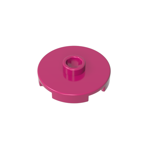 Gobricks,Plate Special Round 2 x 2 with Center Stud (Jumper Plate),18674