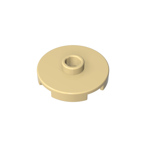 Gobricks,Plate Special Round 2 x 2 with Center Stud (Jumper Plate),18674