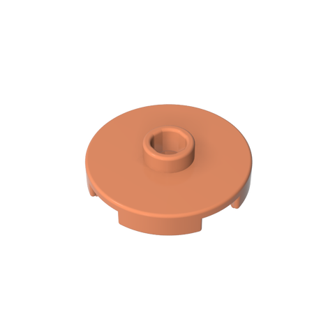 Gobricks,Plate Special Round 2 x 2 with Center Stud (Jumper Plate),18674