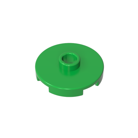 Gobricks,Plate Special Round 2 x 2 with Center Stud (Jumper Plate),18674