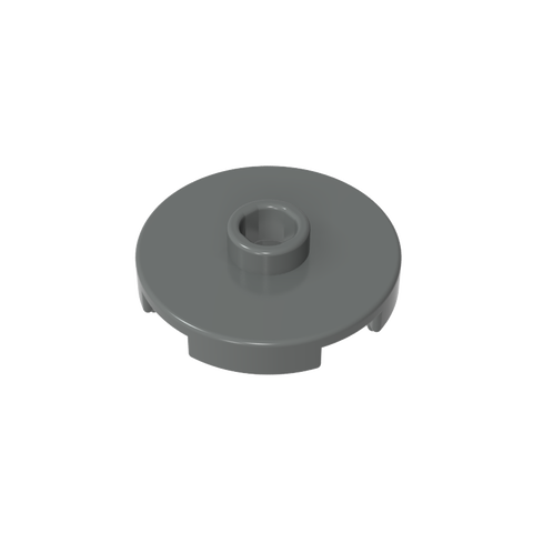 Gobricks,Plate Special Round 2 x 2 with Center Stud (Jumper Plate),18674