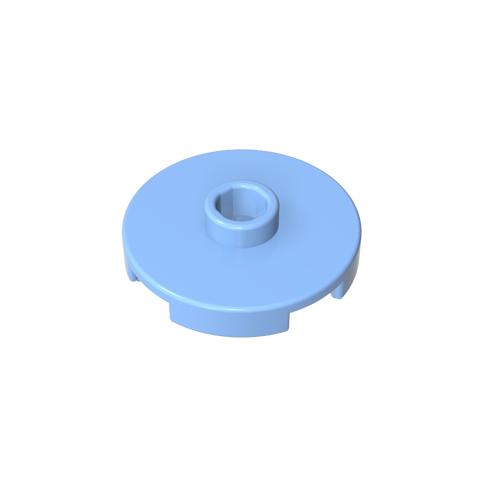 Gobricks,Plate Special Round 2 x 2 with Center Stud (Jumper Plate),18674