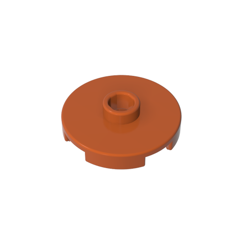 Gobricks,Plate Special Round 2 x 2 with Center Stud (Jumper Plate),18674