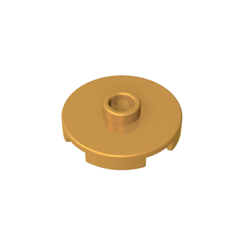 Gobricks,Plate Special Round 2 x 2 with Center Stud (Jumper Plate),18674
