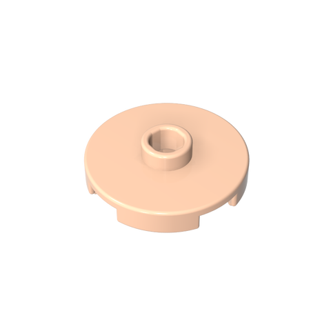 Gobricks,Plate Special Round 2 x 2 with Center Stud (Jumper Plate),18674
