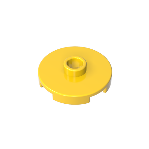 Gobricks,Plate Special Round 2 x 2 with Center Stud (Jumper Plate),18674