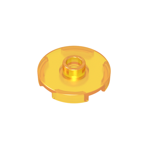 Gobricks,Plate Special Round 2 x 2 with Center Stud (Jumper Plate),18674