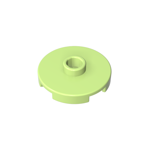 Gobricks,Plate Special Round 2 x 2 with Center Stud (Jumper Plate),18674