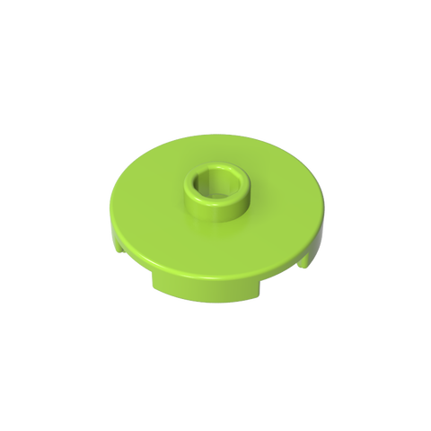 Gobricks,Plate Special Round 2 x 2 with Center Stud (Jumper Plate),18674