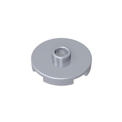 Gobricks,Plate Special Round 2 x 2 with Center Stud (Jumper Plate),18674