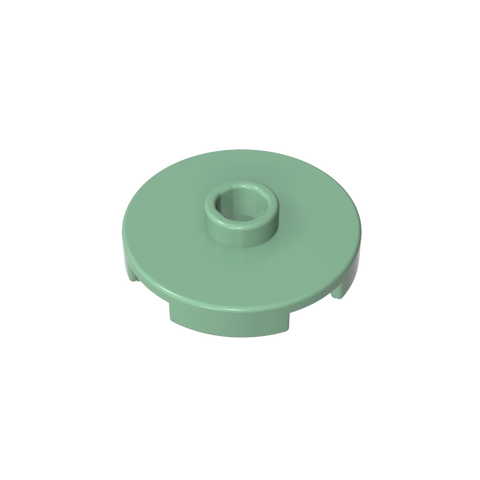 Gobricks,Plate Special Round 2 x 2 with Center Stud (Jumper Plate),18674
