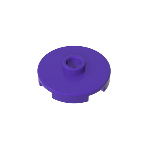 Gobricks,Plate Special Round 2 x 2 with Center Stud (Jumper Plate),18674