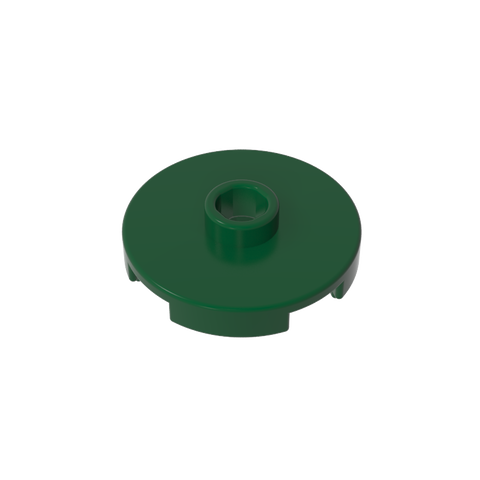 Gobricks,Plate Special Round 2 x 2 with Center Stud (Jumper Plate),18674