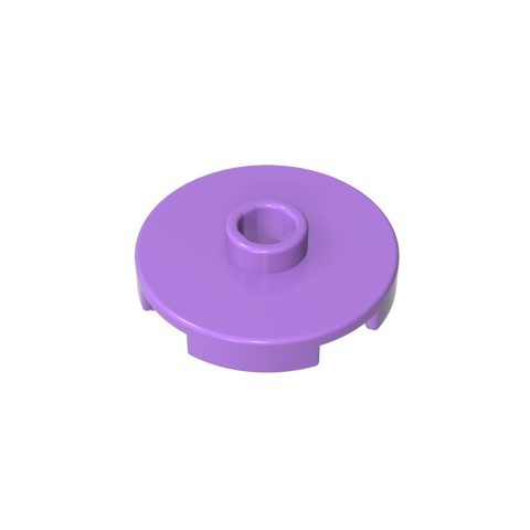 Gobricks,Plate Special Round 2 x 2 with Center Stud (Jumper Plate),18674