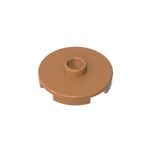 Gobricks,Plate Special Round 2 x 2 with Center Stud (Jumper Plate),18674