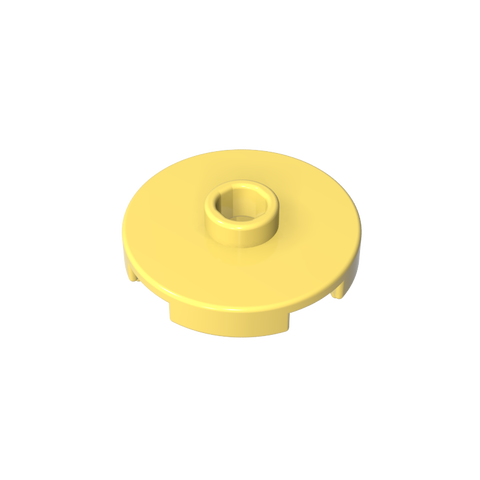 Gobricks,Plate Special Round 2 x 2 with Center Stud (Jumper Plate),18674