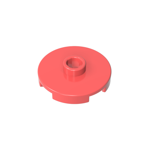 Gobricks,Plate Special Round 2 x 2 with Center Stud (Jumper Plate),18674
