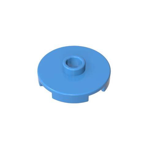 Gobricks,Plate Special Round 2 x 2 with Center Stud (Jumper Plate),18674
